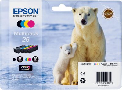 Epson Polar Bear Black/Colour Ink Cartridge Epson Polar Bear Black/Colour Ink Cartridge
